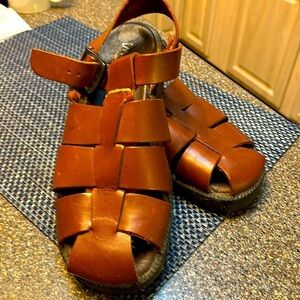 Men’s sandals in a size 10 1/2 by Emozioni made in Italy